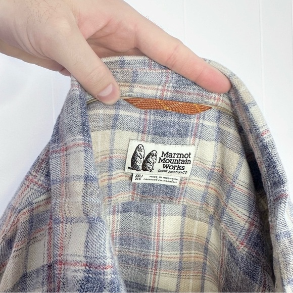 MINT! Marmot Fairfax Heathered Flannel - Picture 3 of 12